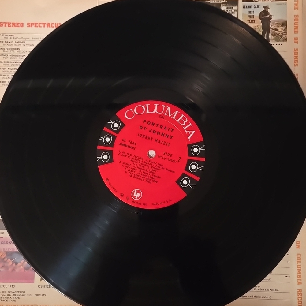 Portrait of Johnny - Johnny Mathis Vinyl Album 1961 - Picture 9 of 10